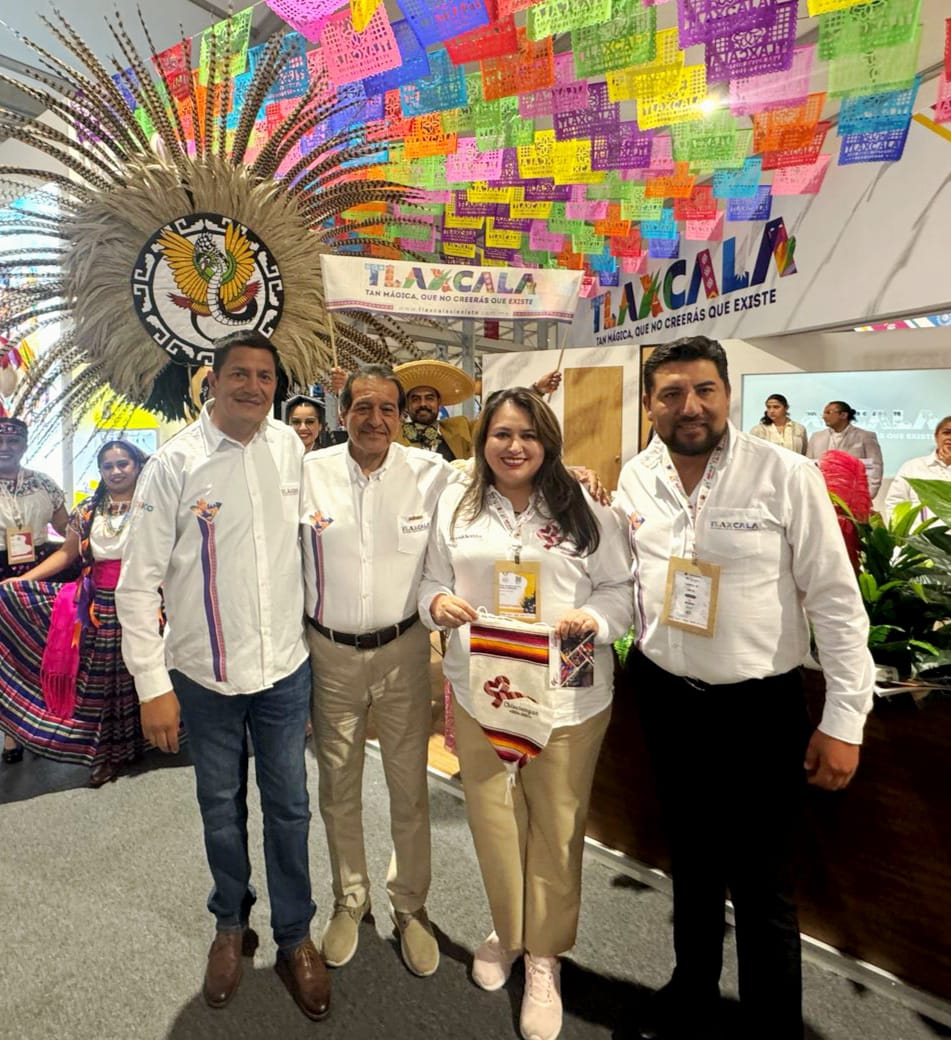 Identidad de Chiautempan presente en el Tianguis Turístico Binacional 2025